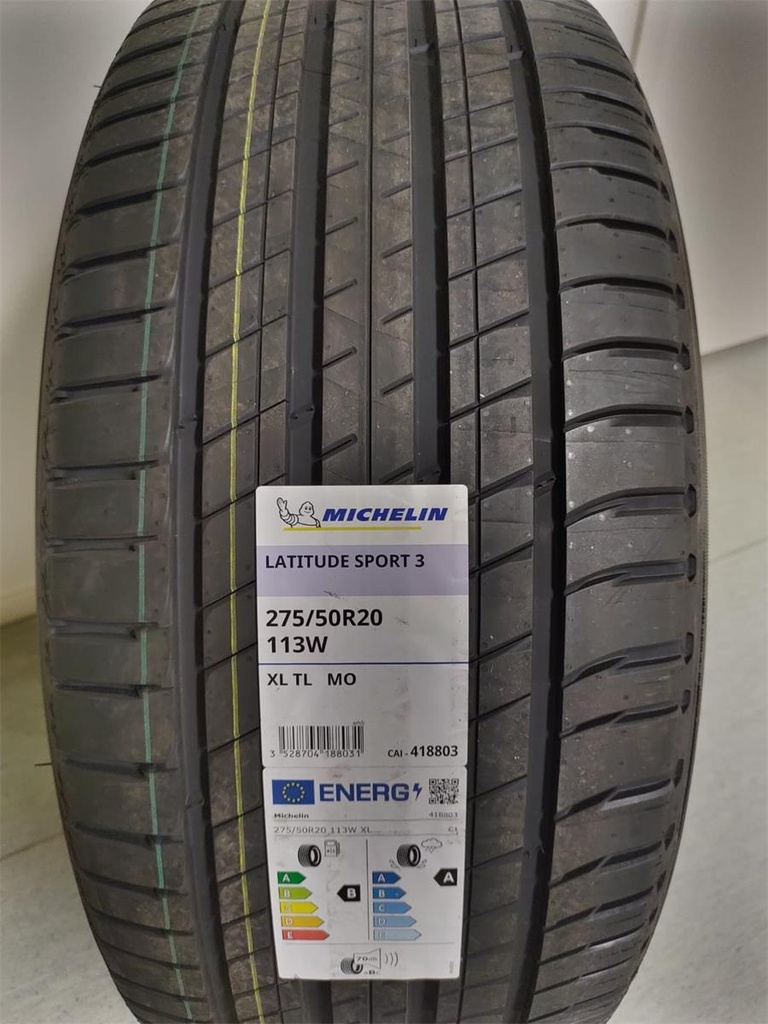 255/50R19 107W MICHELIN LATITUDE SPORT 3 MO XL ERÄ MO DOT2022