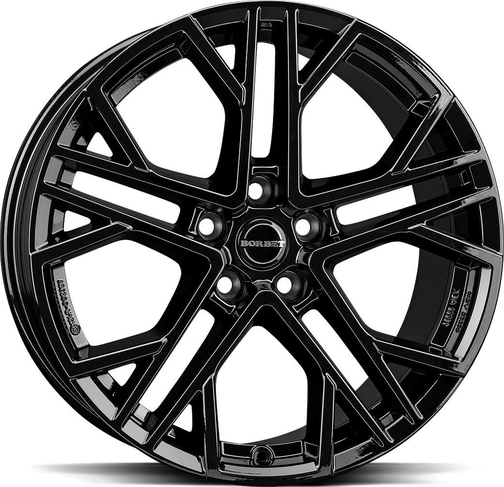 BORBET XV BLACK GLOSSY 8.5x19 5/112 ET38 CB72.5