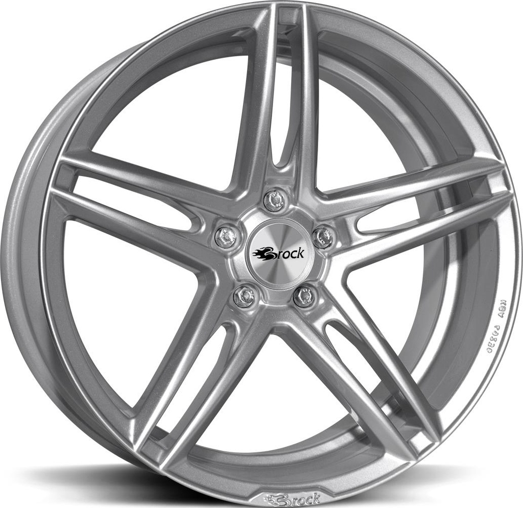 BROCK B33 CRYSTAL SILVER 8x18 5/115 ET40 CB70.2