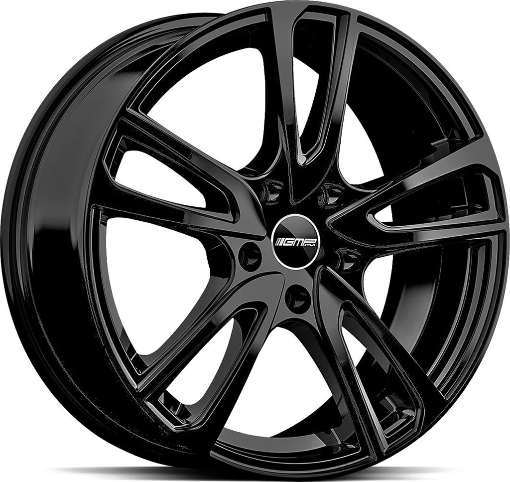 GMP ASTRAL GLOSSY BLACK 7x17 4/100 ET40 CB73.1