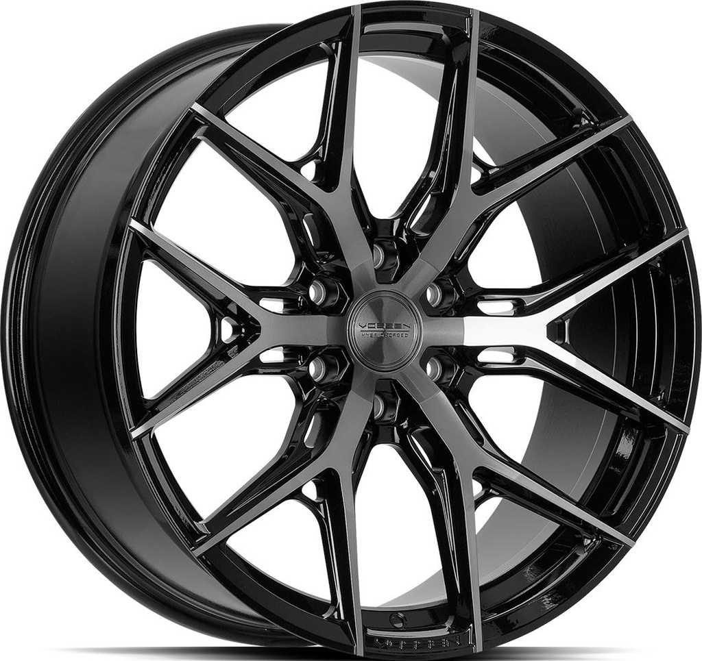 VOSSEN HF6.4 TINTED GLOSS BLACK 10x22 6/139.7 ET-18 CB106.1