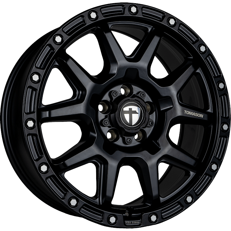 TOMASON TN BLACK 8x18 6/130 ET45 CB84.1