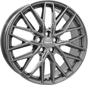 MONACO WHEELS GPX ANTHRACITE 8x19 5/112 ET45 CB57.1