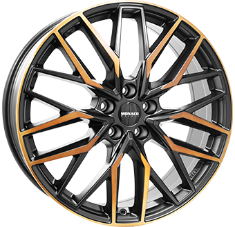 MONACO WHEELS GPX BLK COPPER 8x19 5/112 ET40 CB57.1
