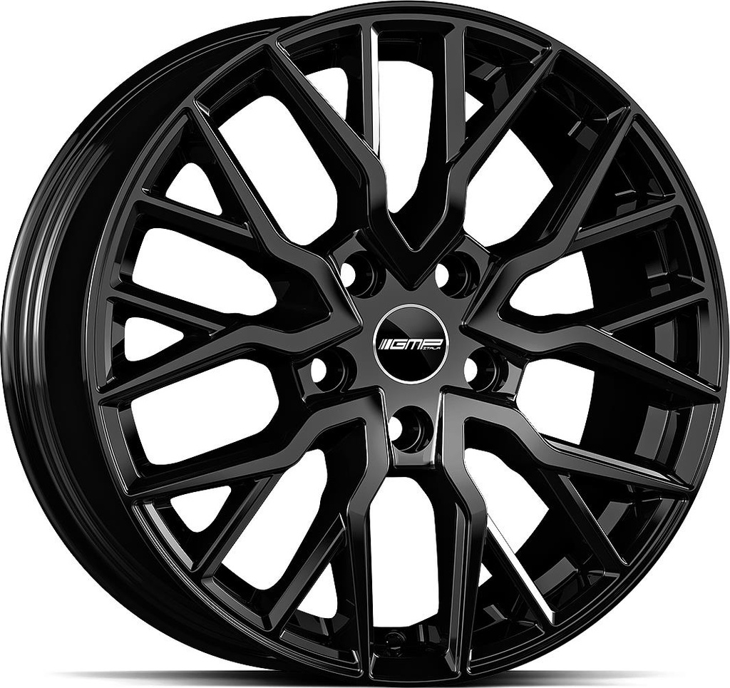 GMP BOOSTER GLOSSY BLACK 8x20 6/130 ET45 CB84.1
