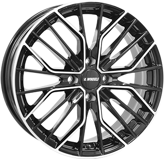 IT WHEELS TIARA 4 BLACK POLISHED 6.5x16 4/100 ET39.5 CB73.1