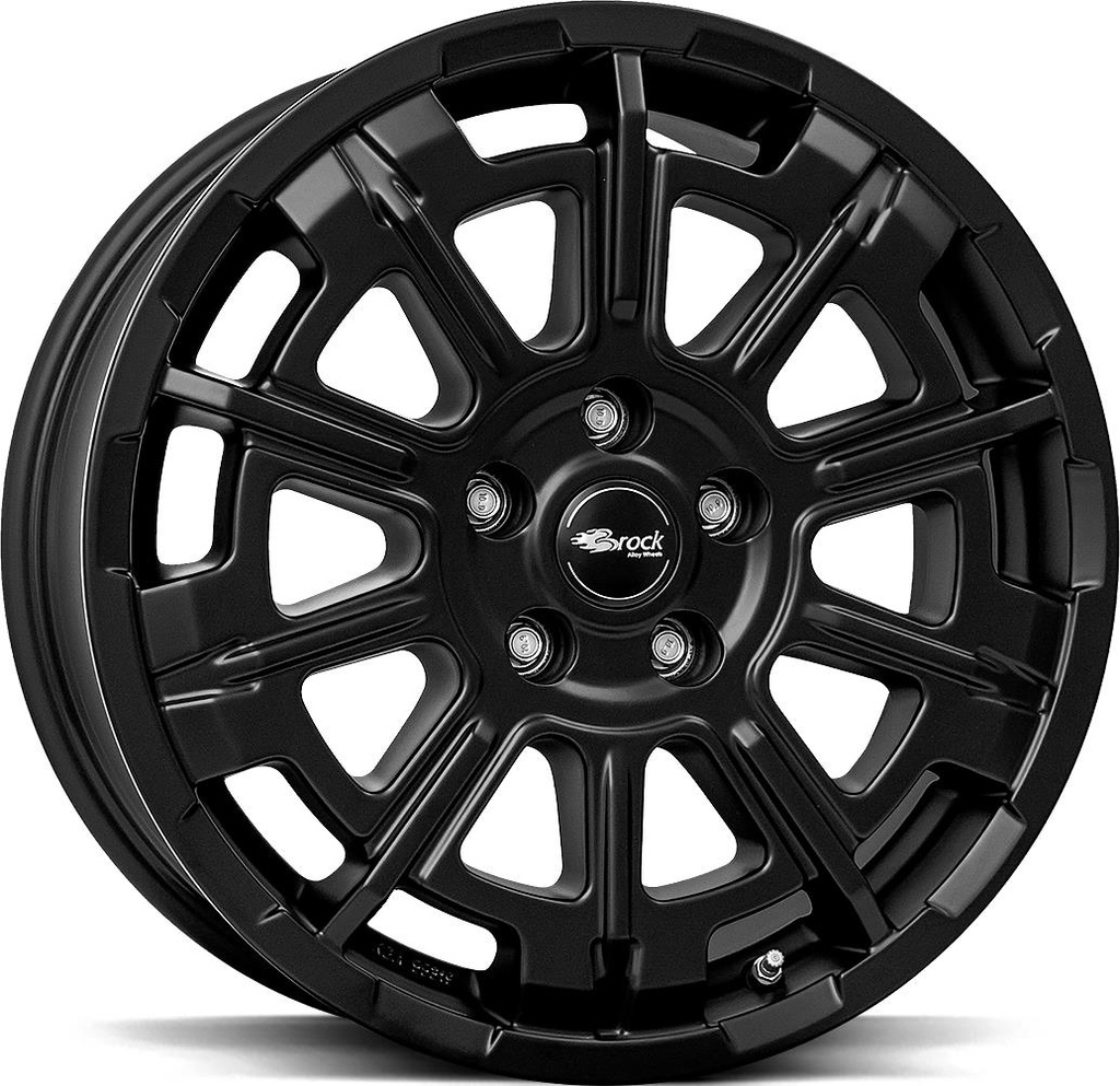 BROCK B45 SATIN BLACK MATT 8x20 5/120 ET39 CB72.6