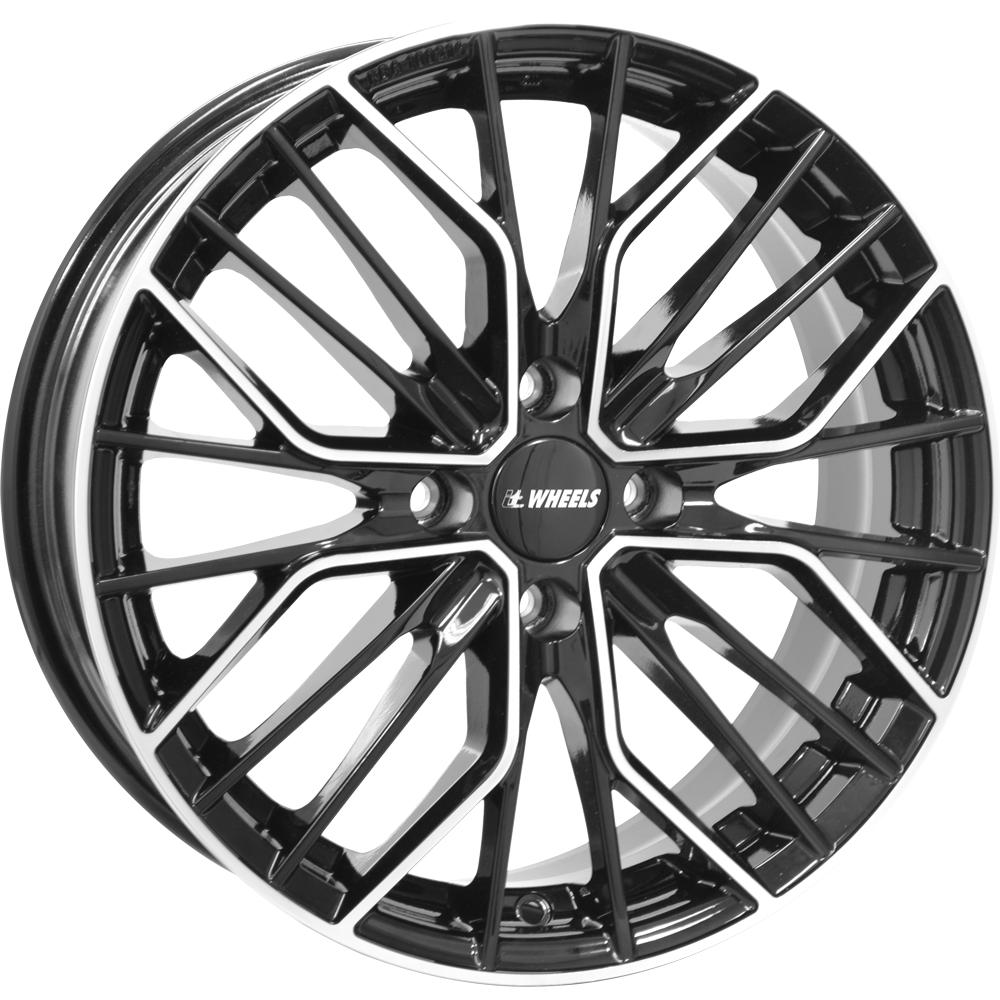 IT WHEELS TIARA 4 BLACK POLISHED 6.5x16 4/108 ET20 CB65.1