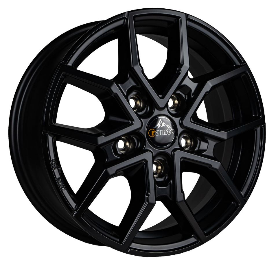 RAMTO TF16 MATTBLACK 6.5x16 5/160 ET57 CB65.1