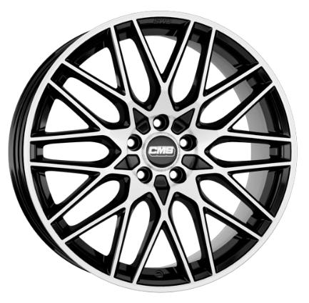 CMS C25 BLACK POLISHED 7x17 5/100 ET40 CB57.1
