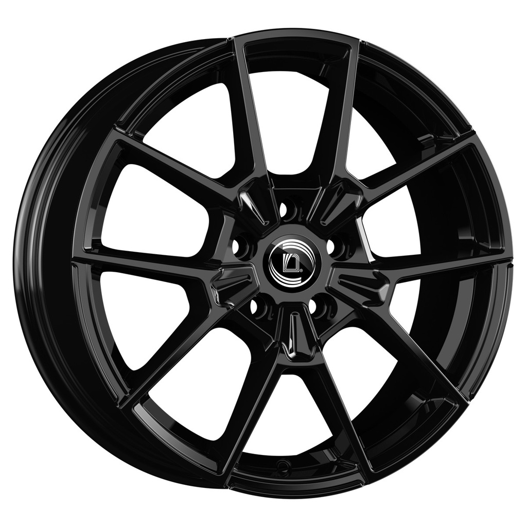 DIEWE NEVE GLOSSY BLACK 7.5x18 5/108 ET44 CB65.1
