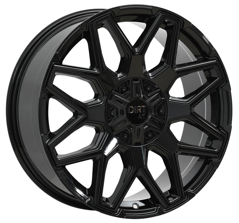 STATUSFÄLGAR D212 GLOSSBLACK 8.5x20 6/135-139.7 ET40 CB106.1