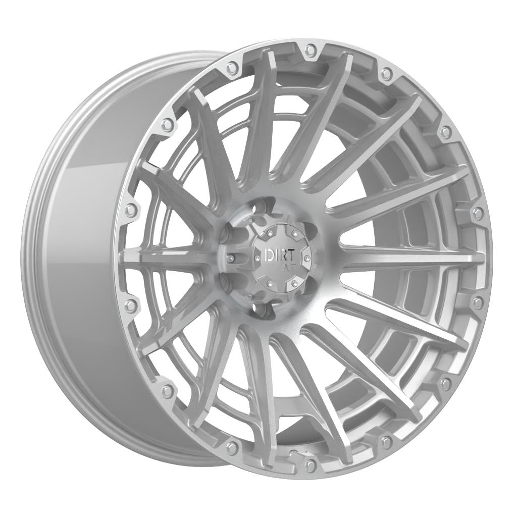 STATUSFÄLGAR D56 SILVER 9x18 6/139.7 ET8 CB106.1