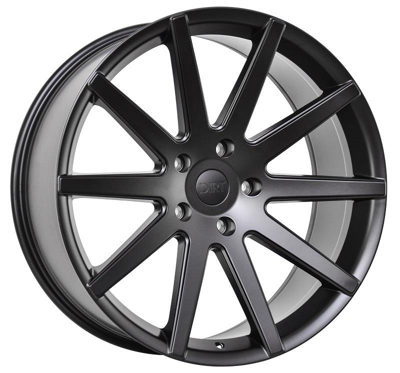 STATUSFÄLGAR D54 FLATBLACK 9.5x22 6/135 ET25 CB87.1