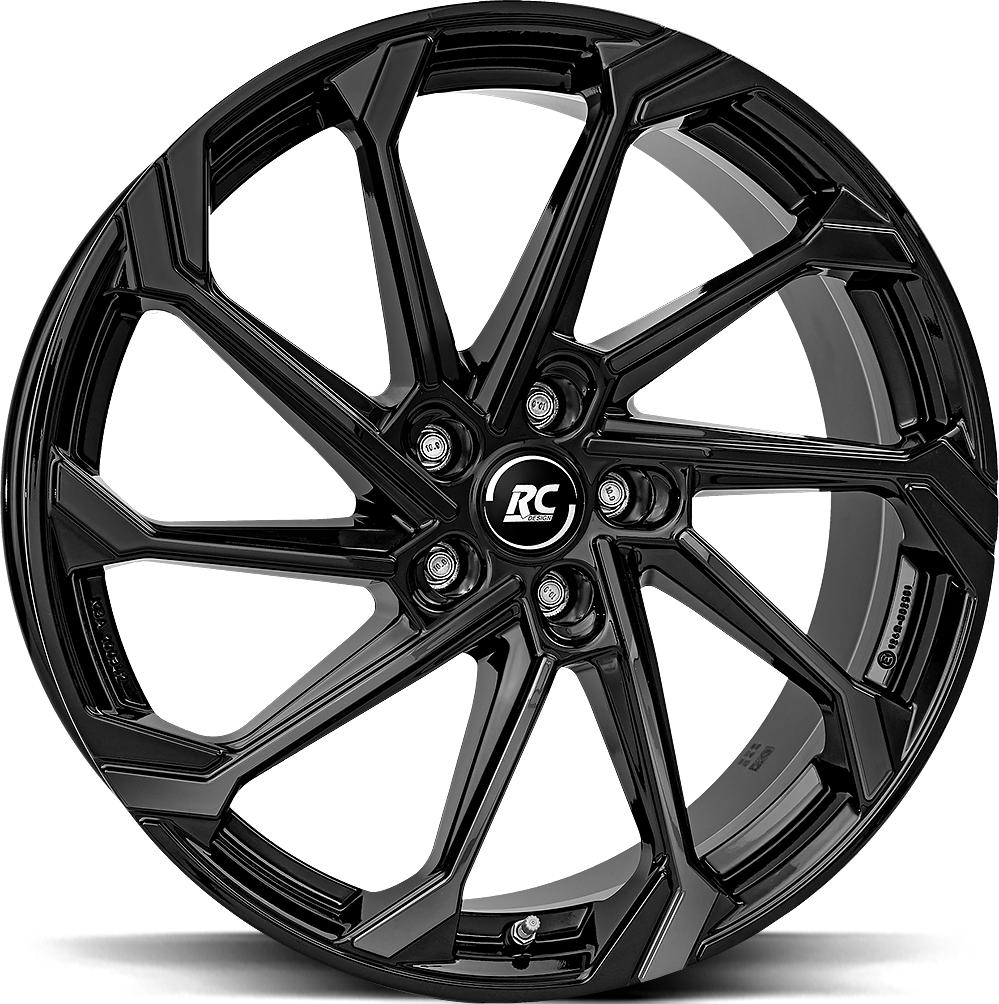 BROCK RC36 SHINY BLACK 8.5x20 5/130 ET35 CB66.6
