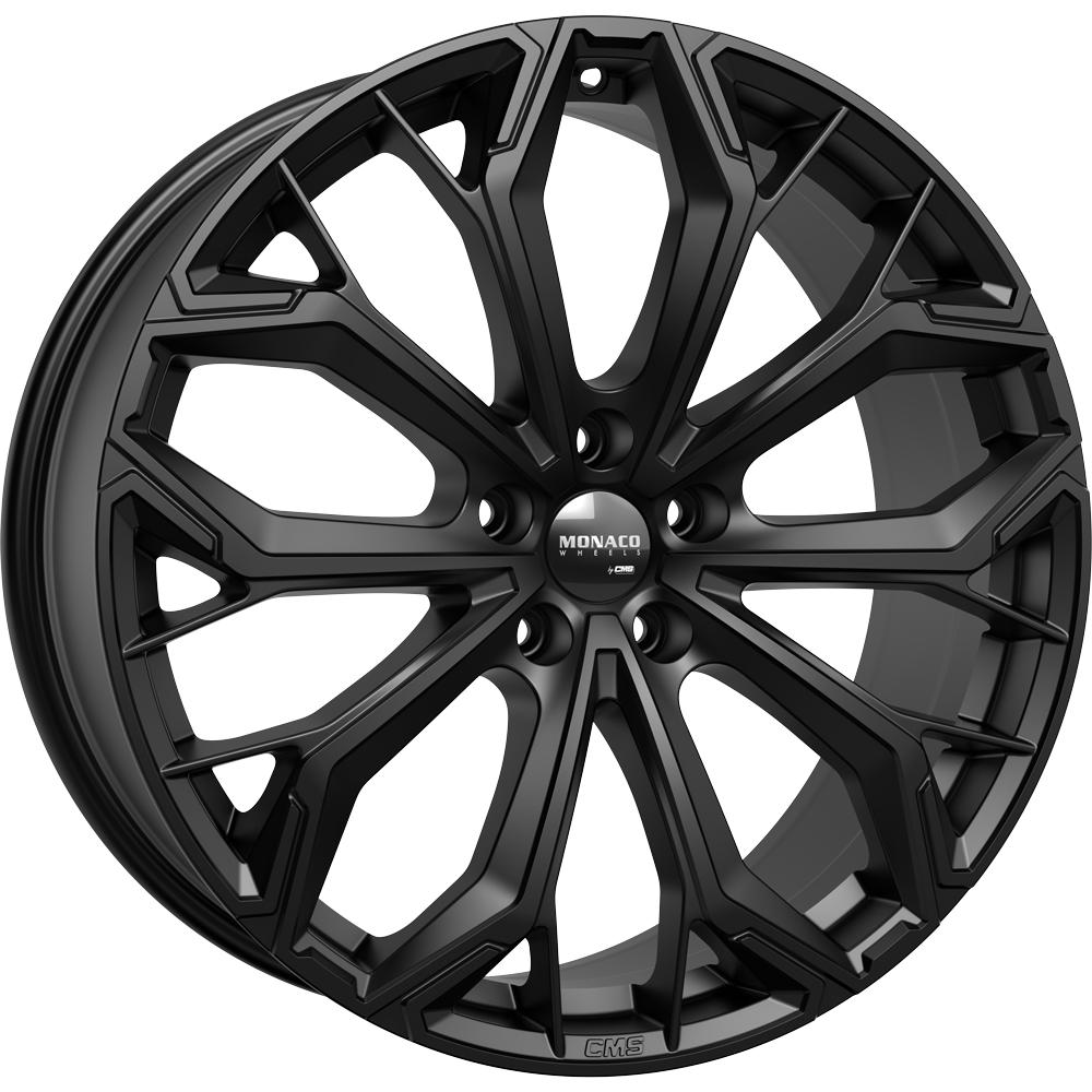 MONACO WHEELS GPC17 MATT BLACK 8x19 5/120 ET58 CB65.1