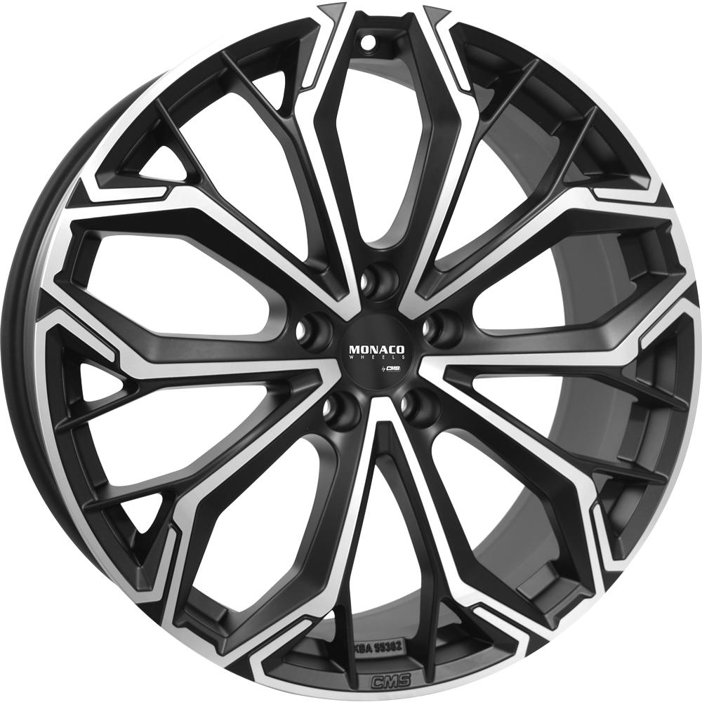MONACO WHEELS GPC17 M BLK POL 8x19 5/112 ET52 CB66.5