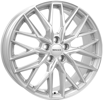 MONACO WHEELS GPX SILVER 8x19 5/112 ET45 CB57.1