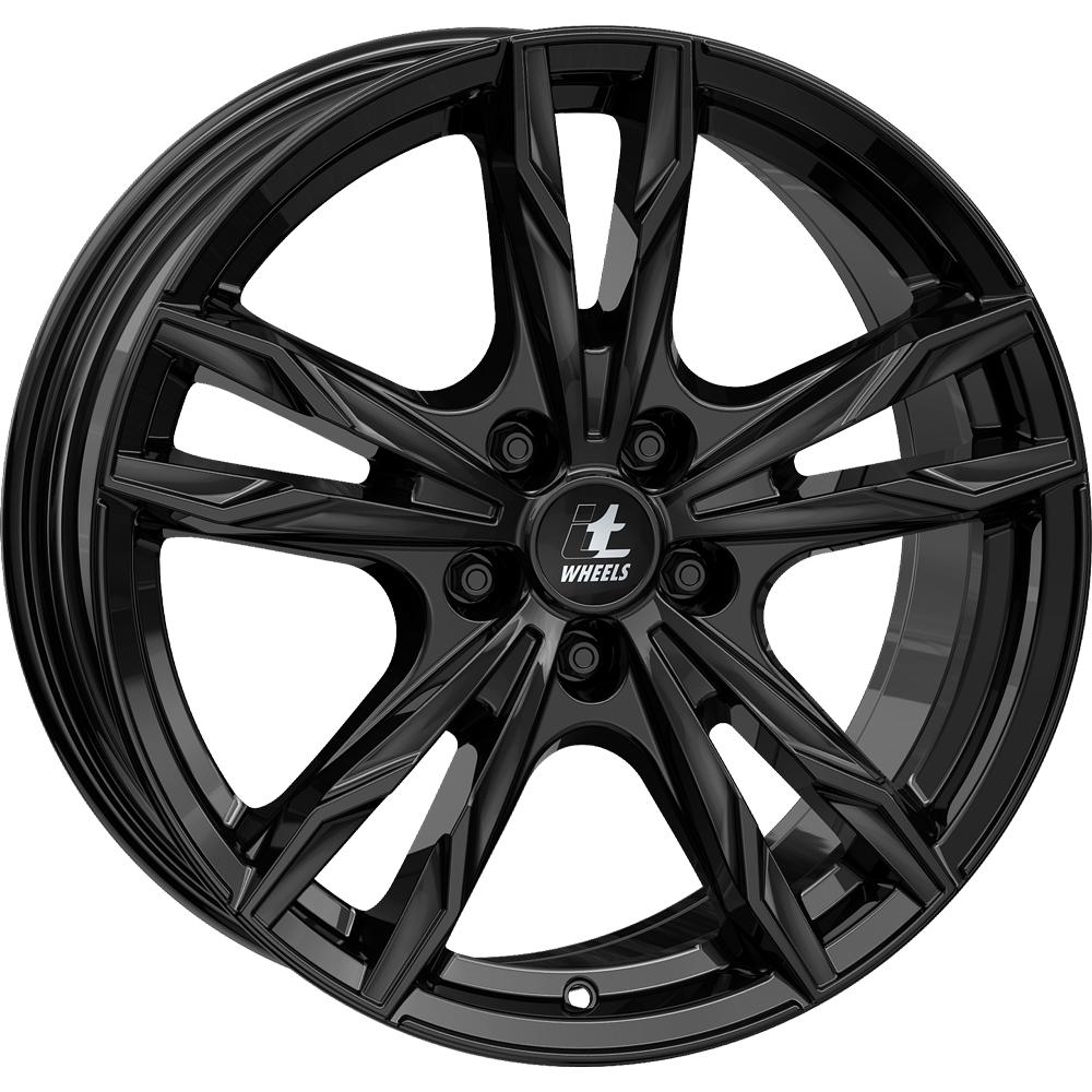 IT WHEELS GINA GLOSS BLACK 8x18 5/112 ET49 CB57.1