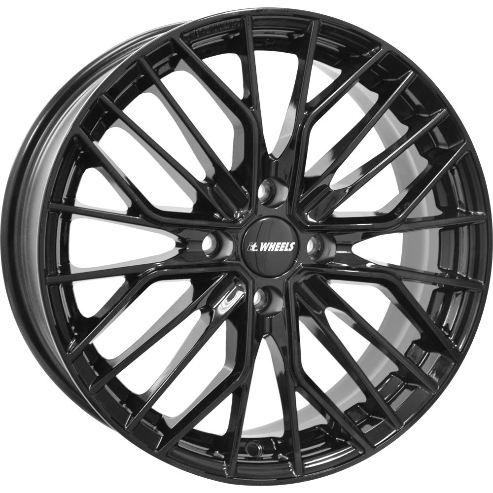 IT WHEELS TIARA 4 GLOSS BLACK 6.5x16 4/108 ET37.5 CB63.4