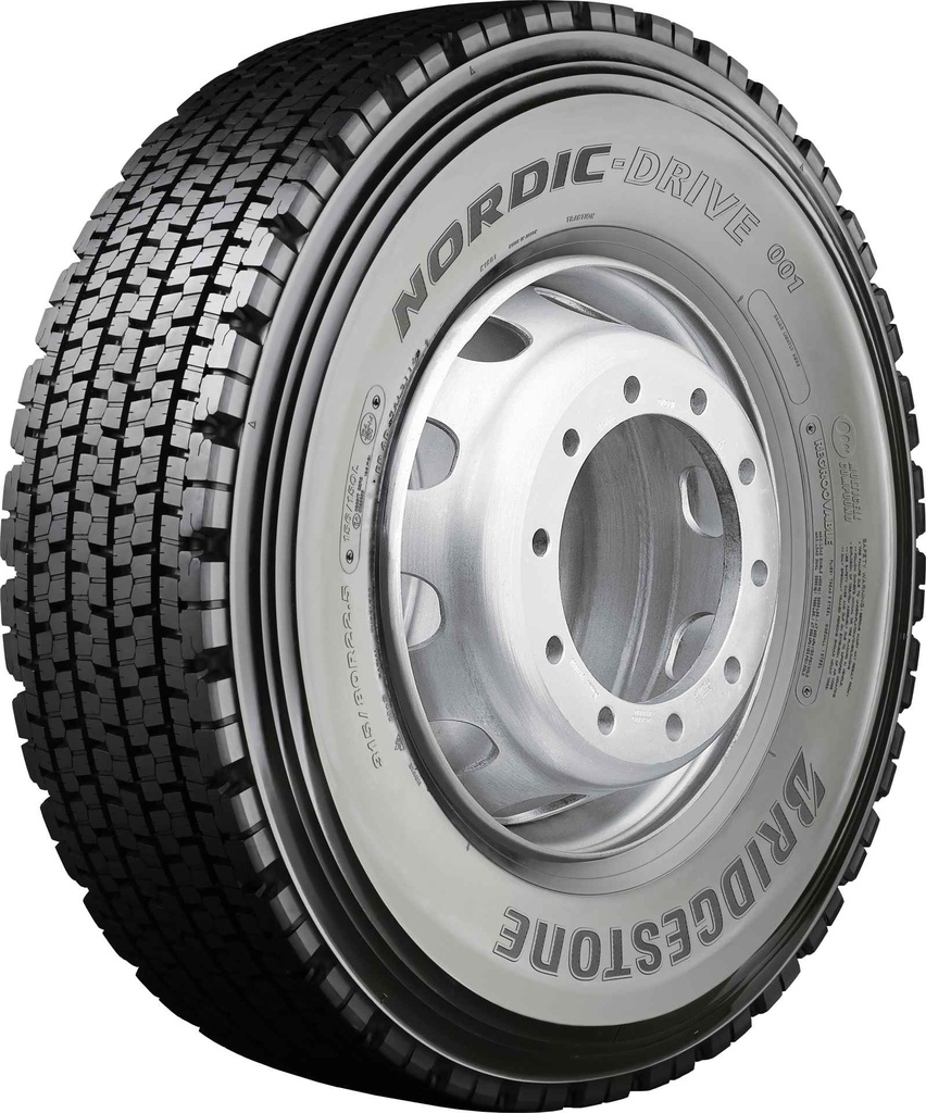 315/80R22.5 156/150L BRIDGESTONE NORDIC-DRIVE 001