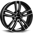 BROCK RC27 Black Full Polish 7.5x17 5/112 ET52 CB66.6