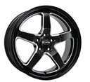 STATUSFÄLGAR B162 BLACK MACHINED 8x18 5/112 ET35 CB73.1