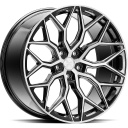 VOSSEN HF2 Brush Gloss Black 10.0x20 5/112 ET50 CB66.6