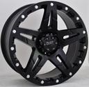 STATUSFÄLGAR D66 FLATBLACK. 9x20 6/135 ET25 CB87.1