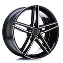 AVUS AC-515 Black Polished 7.5x17 5/112 ET36 CB66.6