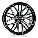 AVUS AF19 Black Polished 8.0x18 5/112 ET30 CB66.7