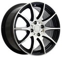 Tomason TN1 Black Polish 7x16 4x108 ET37 CB63