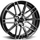 BROCK B34 Black Full Polish 7.5x17 5/112 ET35 CB66.6