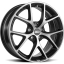 BBS SR Volcano Grey Diam Cut 7.5x17 5/120 ET35 CB82.0