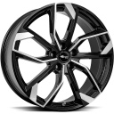 BROCK RC34 Black Full Polish 8.5x20 5/112 ET30 CB66.6