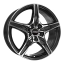 VENUE VL5 BLACK POLISH 6.5x16 5/112 ET44 CB66.6