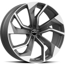 GMP Rebel Matt Anthracite Diamond 8.5x21 5/112 ET30 CB66.5