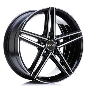 Avus AC-515 Black/Polished 8x18 5x112 ET45 CB66.6