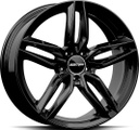 GMP Fasten Glossy Black 7.5x17 5/108 ET40 CB73.1