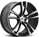 R-SERIES R3 Black Polish 10.0x21 5/112 ET45 CB66.6