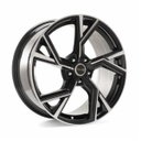 AVUS AF20 Black Polished 9.5x21 5/112 ET31 CB66.6