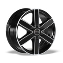 AVUS AC-V61 Black Polished 7.5x17 6/114,3 ET30 CB66.1