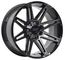 STATUSFÄLGAR D88 GLOSSBLACK 9.5x22 5/127-139.7 ET15 CB78.1