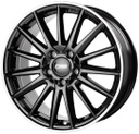 CMS C23 GLOSS BLACK POLISHED LIP 7.5x17 5/112 ET40 CB66.5