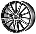 CMS C23 GLOSS BLACK POLISHED 8x18 5/112 ET40 CB66.4