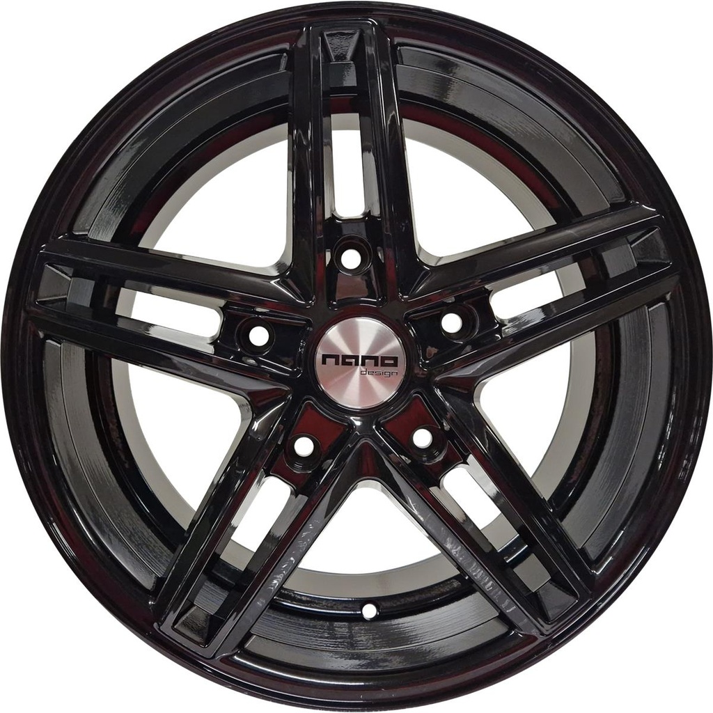 NANO BK917 GLOSSY BLACK 8x18 5/160 ET50 CB65.1