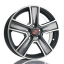 BARZETTA TRASPORTARE TITANIUM PAKETTIAUTOIHIN 6.5x16 5/112 ET54 CB66.6