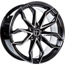 TOMASON TN22 DARK HYPER BLACK POLISHED 8x18 5/112 ET48 CB72.6