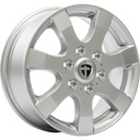 TOMASON TN3F SILVER PAINTED 6.5x16 6/130 ET62 CB84.1