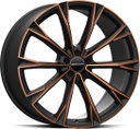 GMP Totale Satin Black Bronze Orange 9.0x19 5/112 ET48 CB66.6